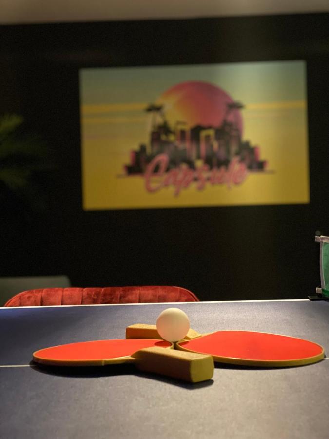 Capsule Miami Vice - Jacuzzi - Billard - Ecran Cinema & Netflix - Ping-Pong - Nintendo & Jeux- Liévin Exterior foto